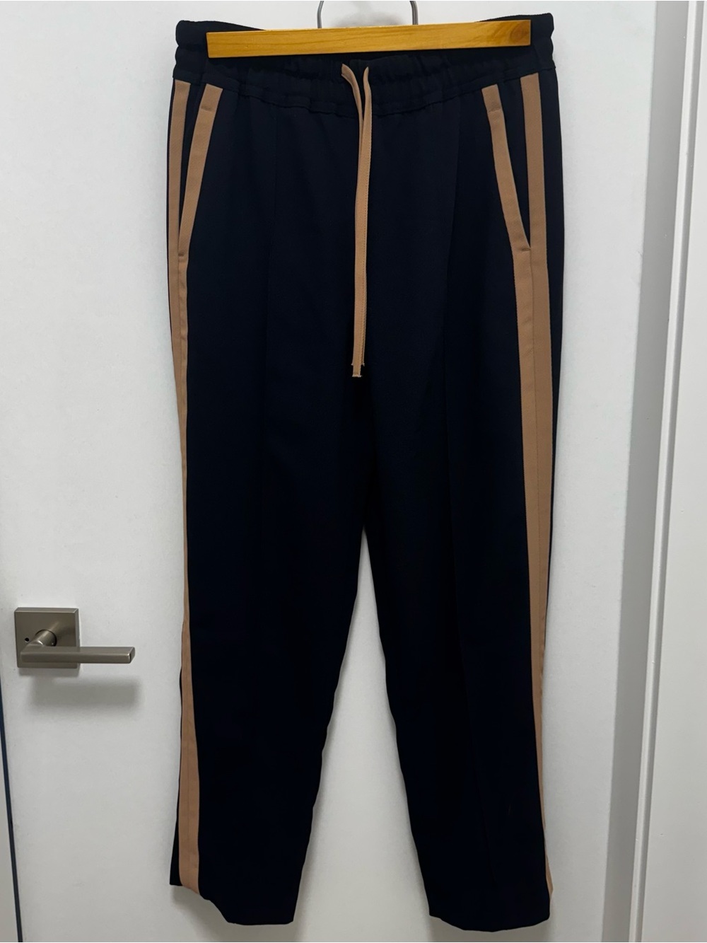 Reiss Fraser Tapered Pants Side Stripe Women’s US 4R